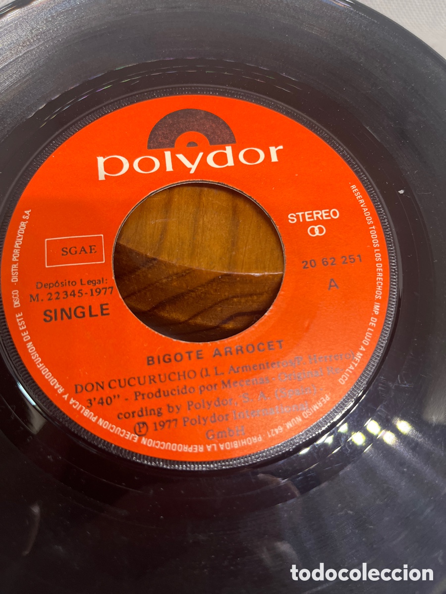 Discos de vinilo: VINILO BIGOTE ARROCET 1977 - Foto 4