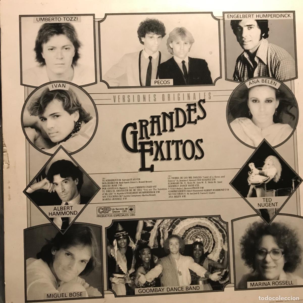 Discos de vinilo: Various ● Grandes Exitos CBS ● Vinyl, LP, Compilation, Stereo Spain 1981 - Foto 2