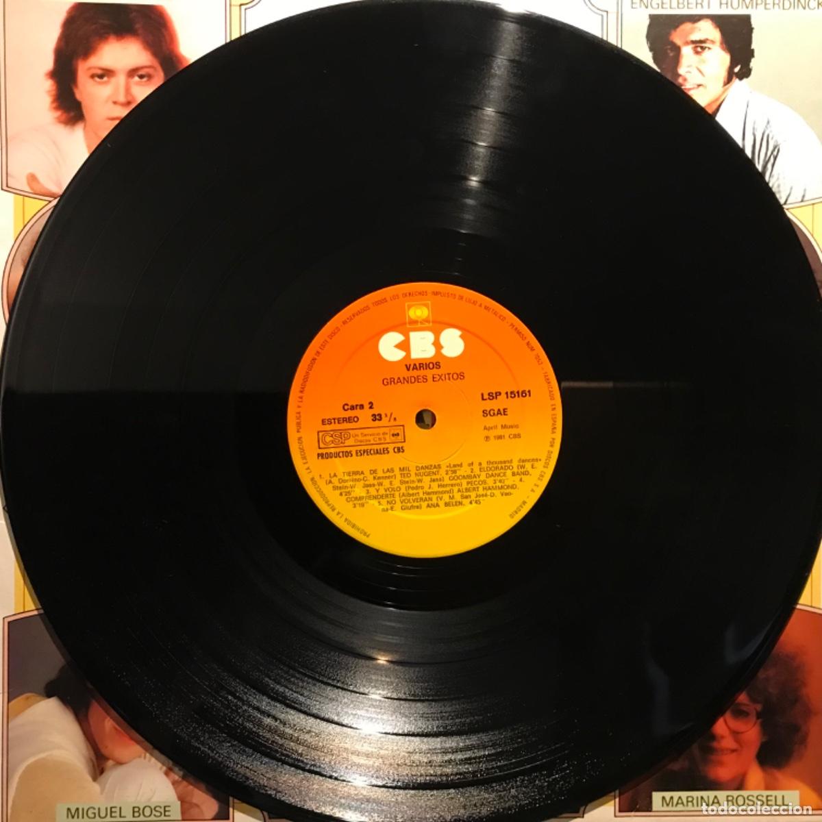 Discos de vinilo: Various ● Grandes Exitos CBS ● Vinyl, LP, Compilation, Stereo Spain 1981 - Foto 4