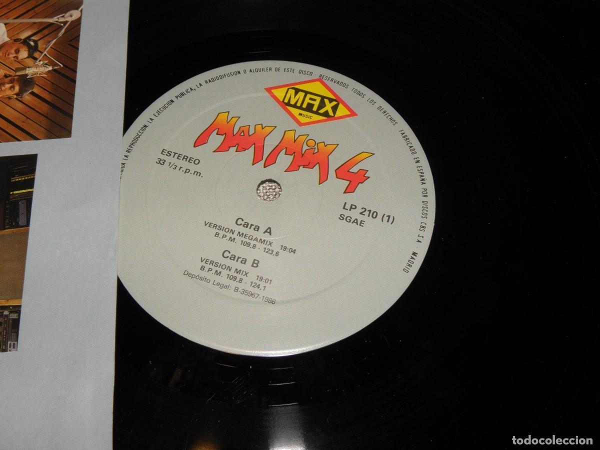 Discos de vinilo: Various - Max Mix 4 - Max Music - LP 210-1 - Foto 2