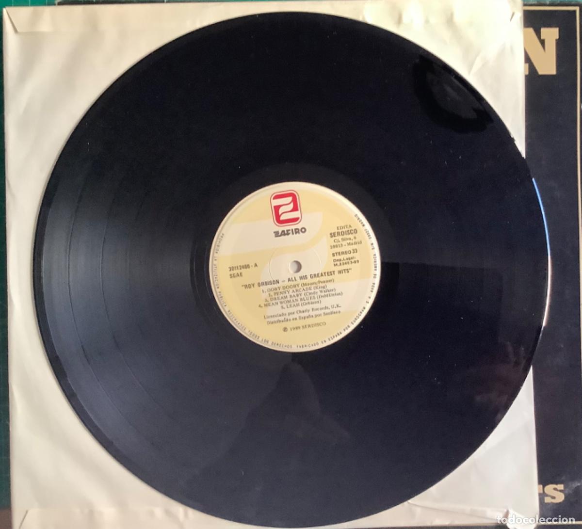 Discos de vinilo: ROY ORBISON ALL HIS GREATEST HITS LP STEREO - Foto 2