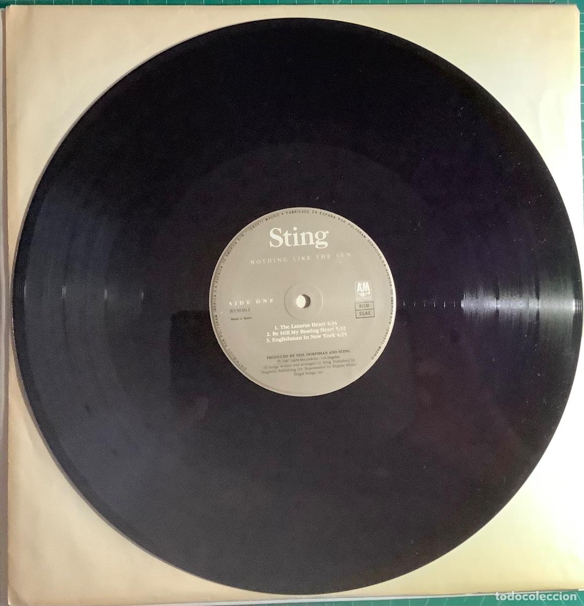 Discos de vinilo: STING 2LP NOTHING LIKE THE SUN - Foto 2