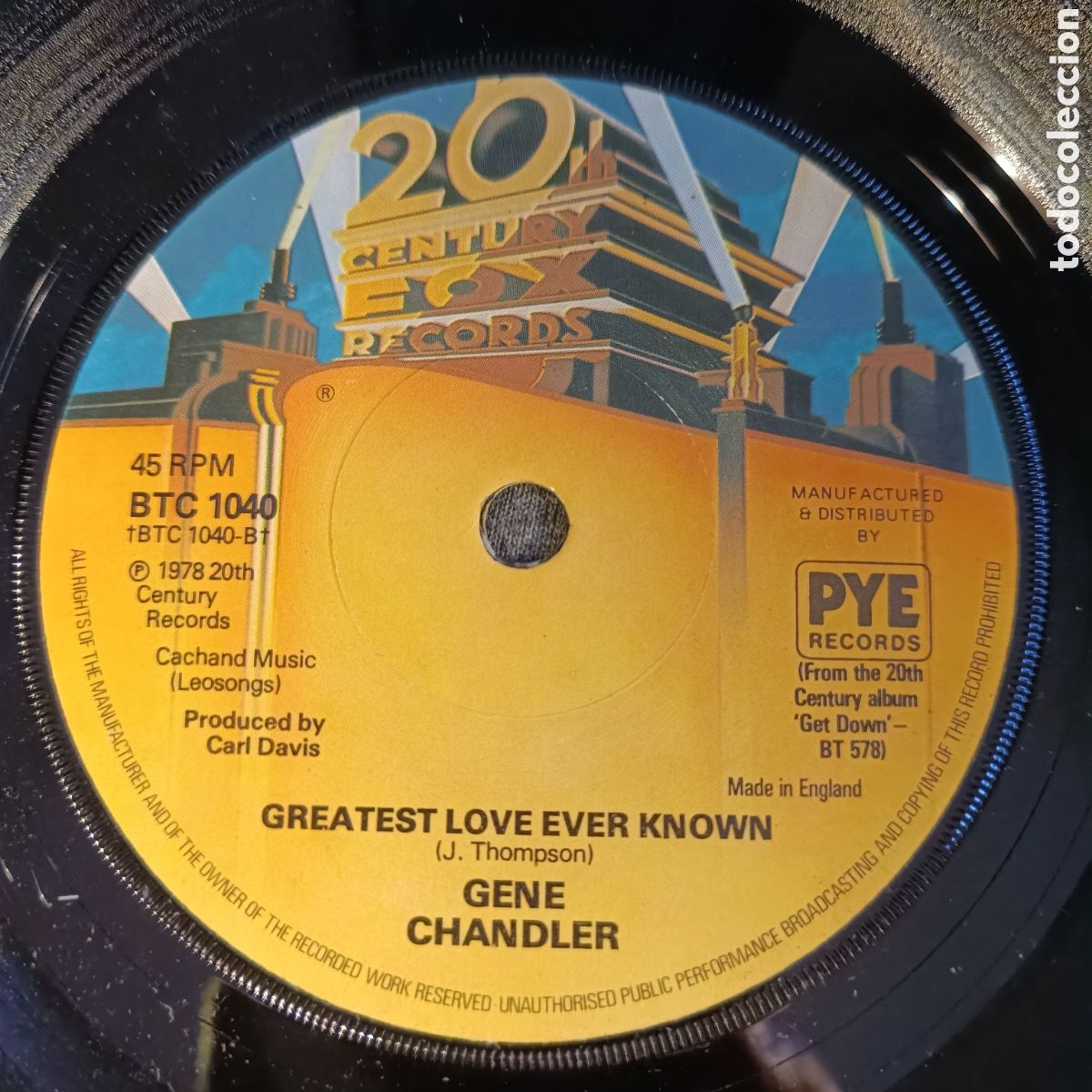 Discos de vinilo: Gene Chandler &ndash; Get Down - Foto 1