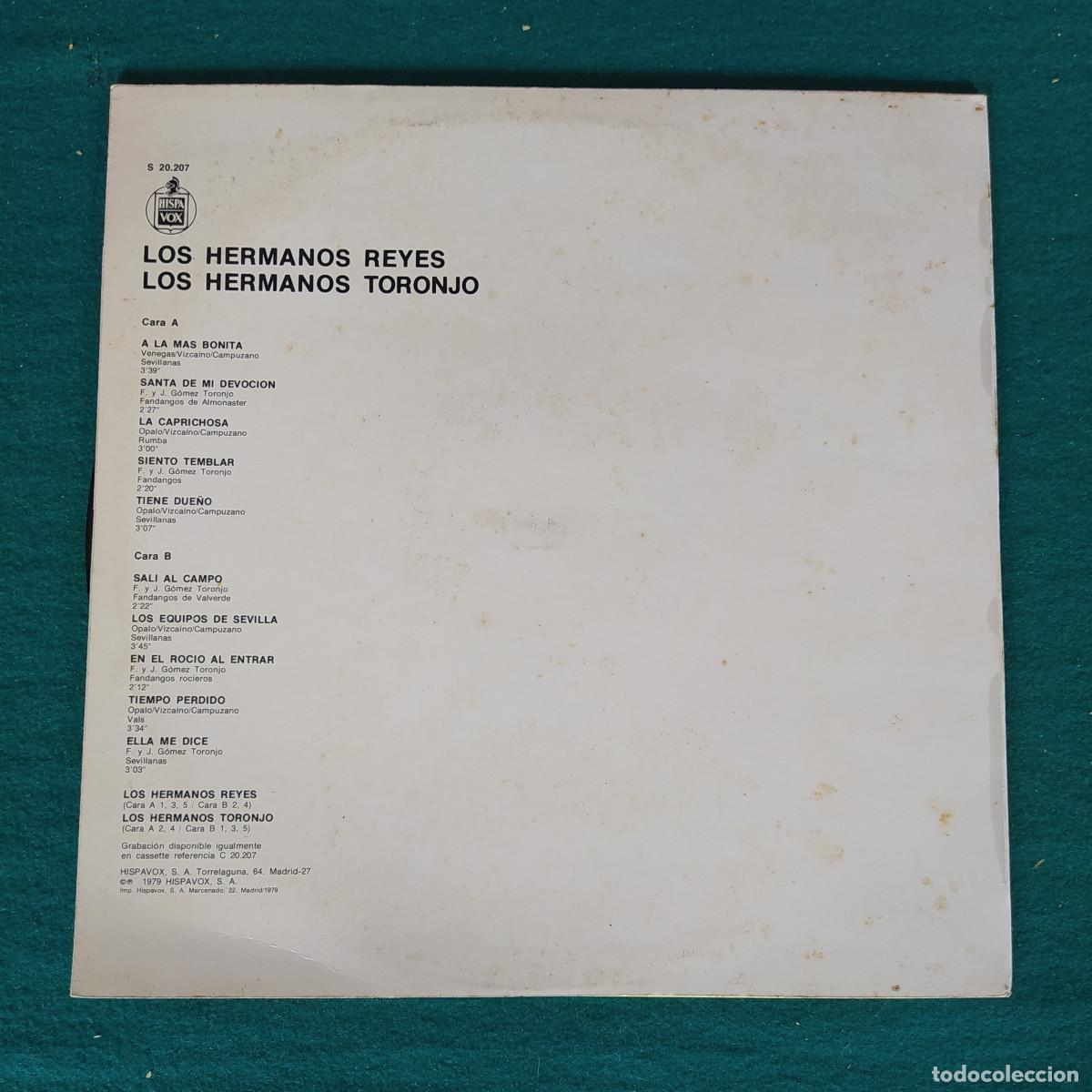 Discos de vinilo: Los Hermanos Reyes / Los Hermanos Toronjo - Foto 2