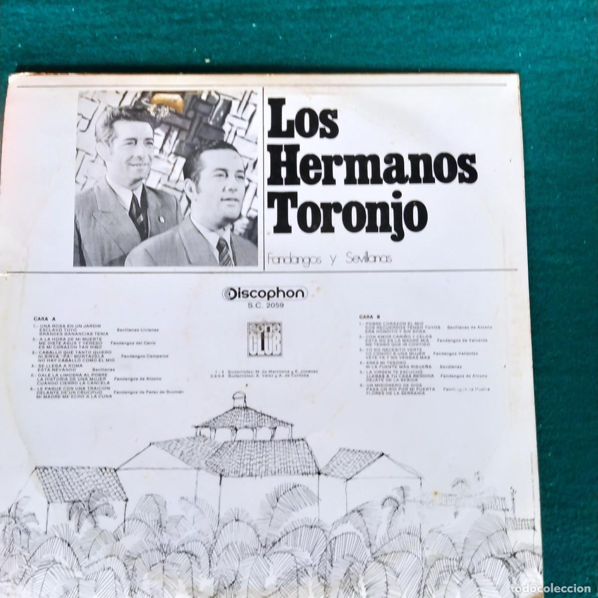 Discos de vinilo: Los Hermanos Toronjo fandangos - Foto 2