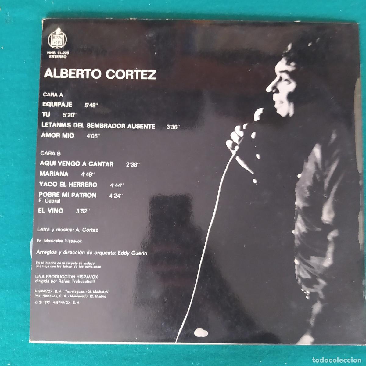 Discos de vinilo: Alberto Cortez &ndash; Equipaje - Foto 2