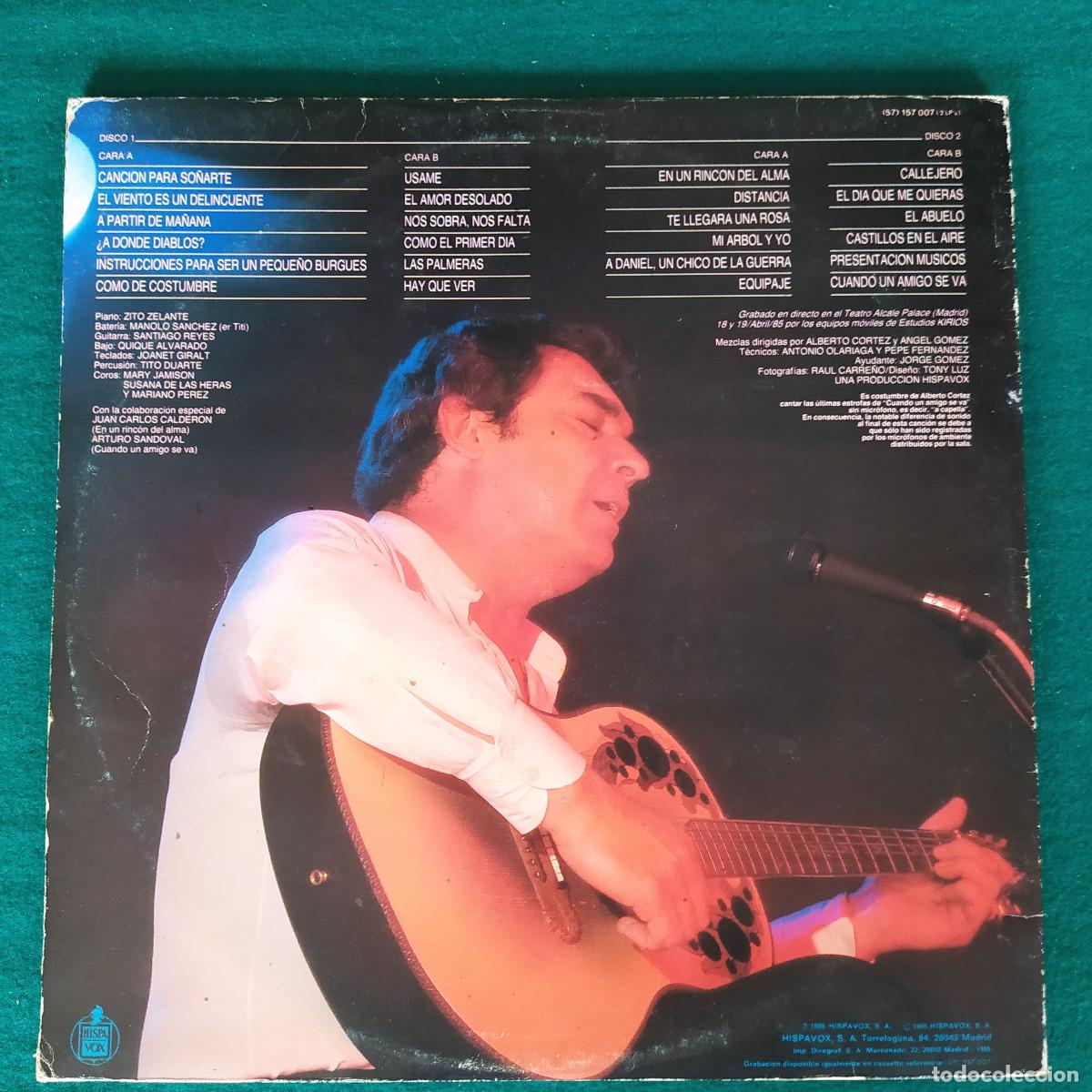 Discos de vinilo: Alberto Cortez &ndash; En Vivo - Foto 2