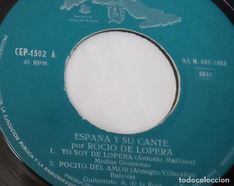 Discos de vinilo: DISCO DE VINILO, ROCIO DE LOPERA, YO SOY DE LOPERA, SINGLE - Foto 2