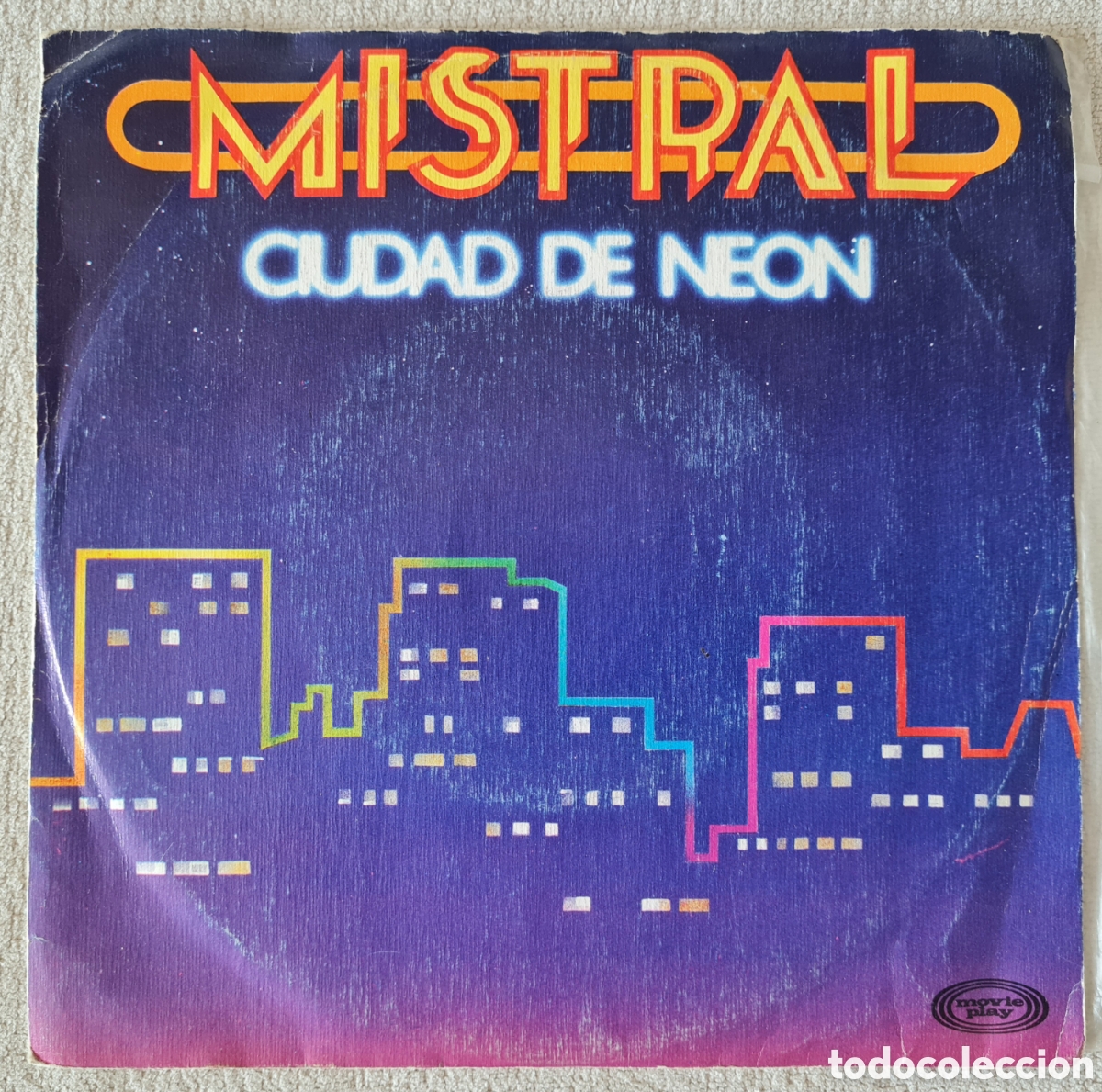 Discos de vinilo: SINGLE - MISTRAL - CIUDAD DE NEON - 1979 - Foto 1