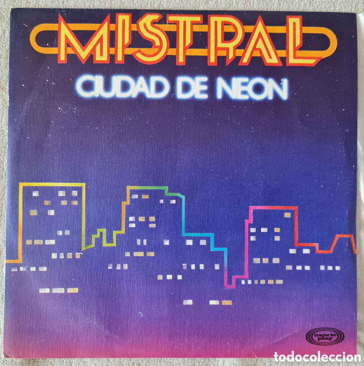 Discos de vinilo: SINGLE - MISTRAL - CIUDAD DE NEON - 1979 - Foto 1