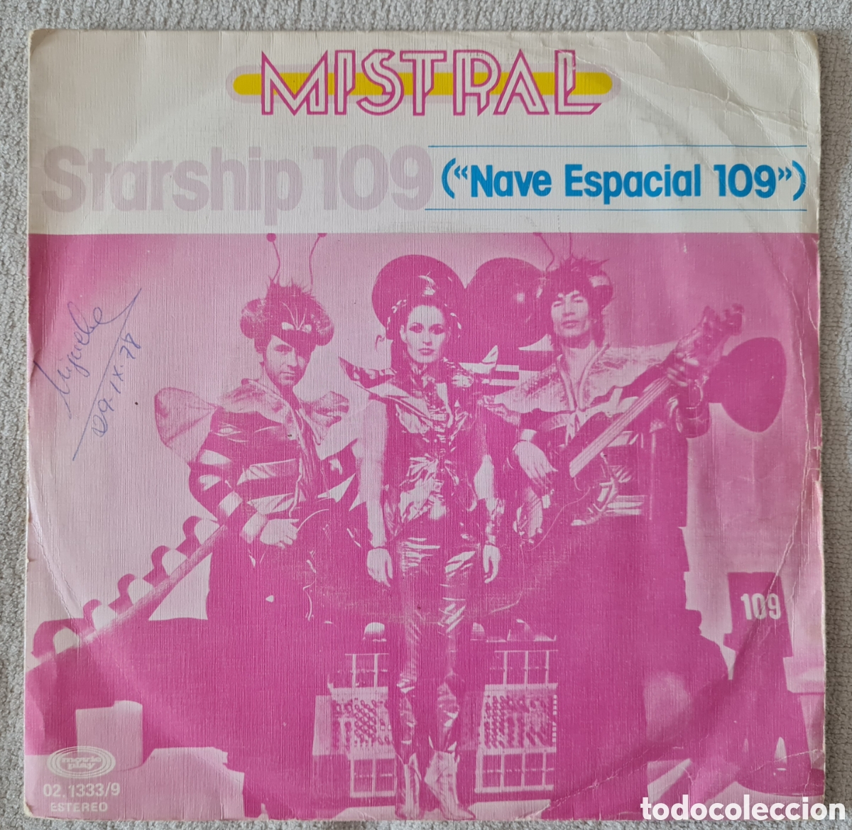 Discos de vinilo: SINGLE - MISTRAL - STARSHIP 109 - 1978 - Foto 1