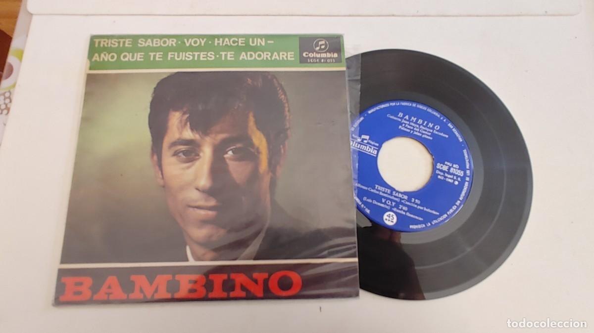 Discos de vinilo: BAMBINO-EP TRISTE SABOR +3 - Foto 1