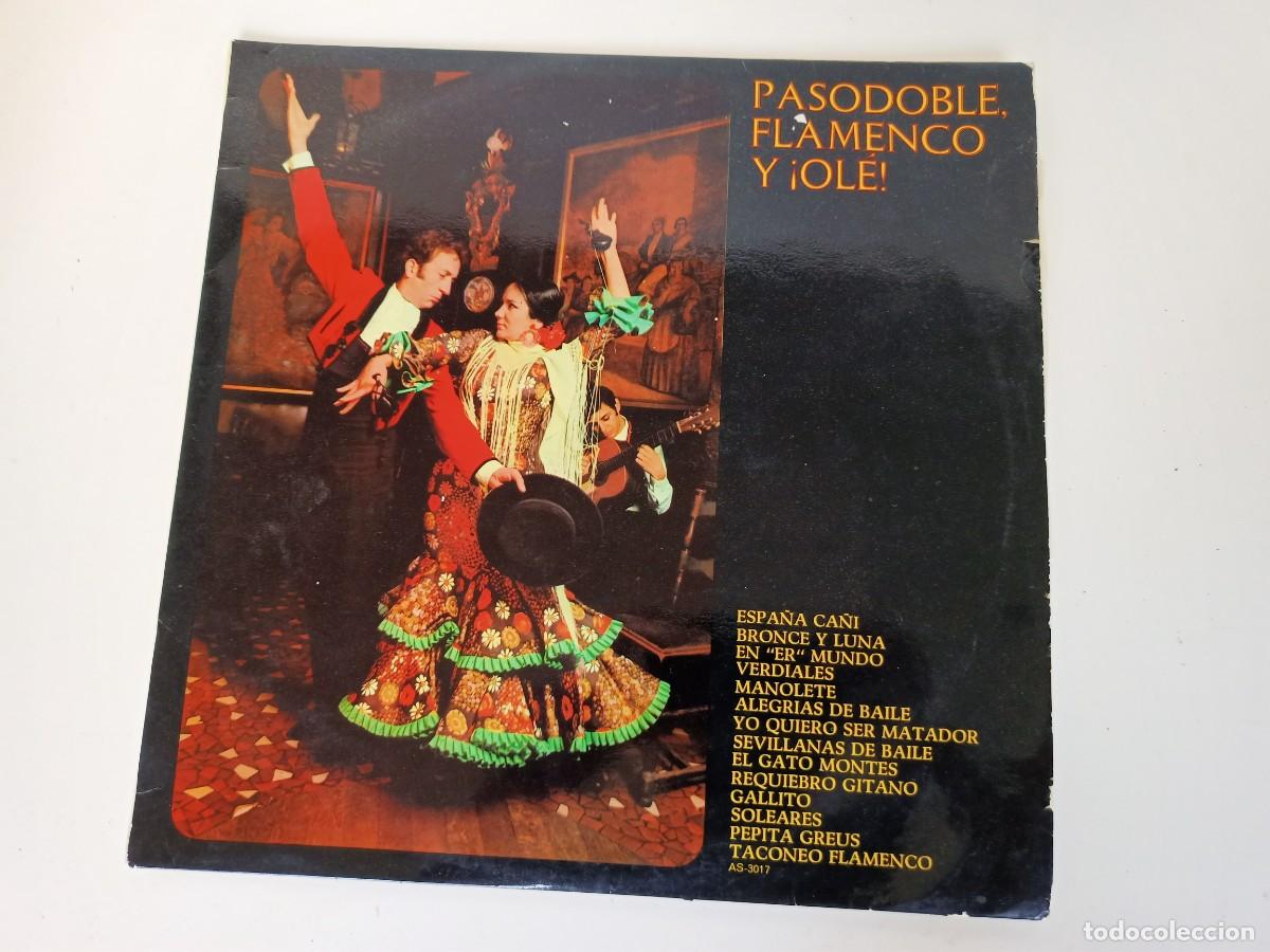 Vinyl records: Disco vinilo, Pasodoble flamenco y ol&eacute;