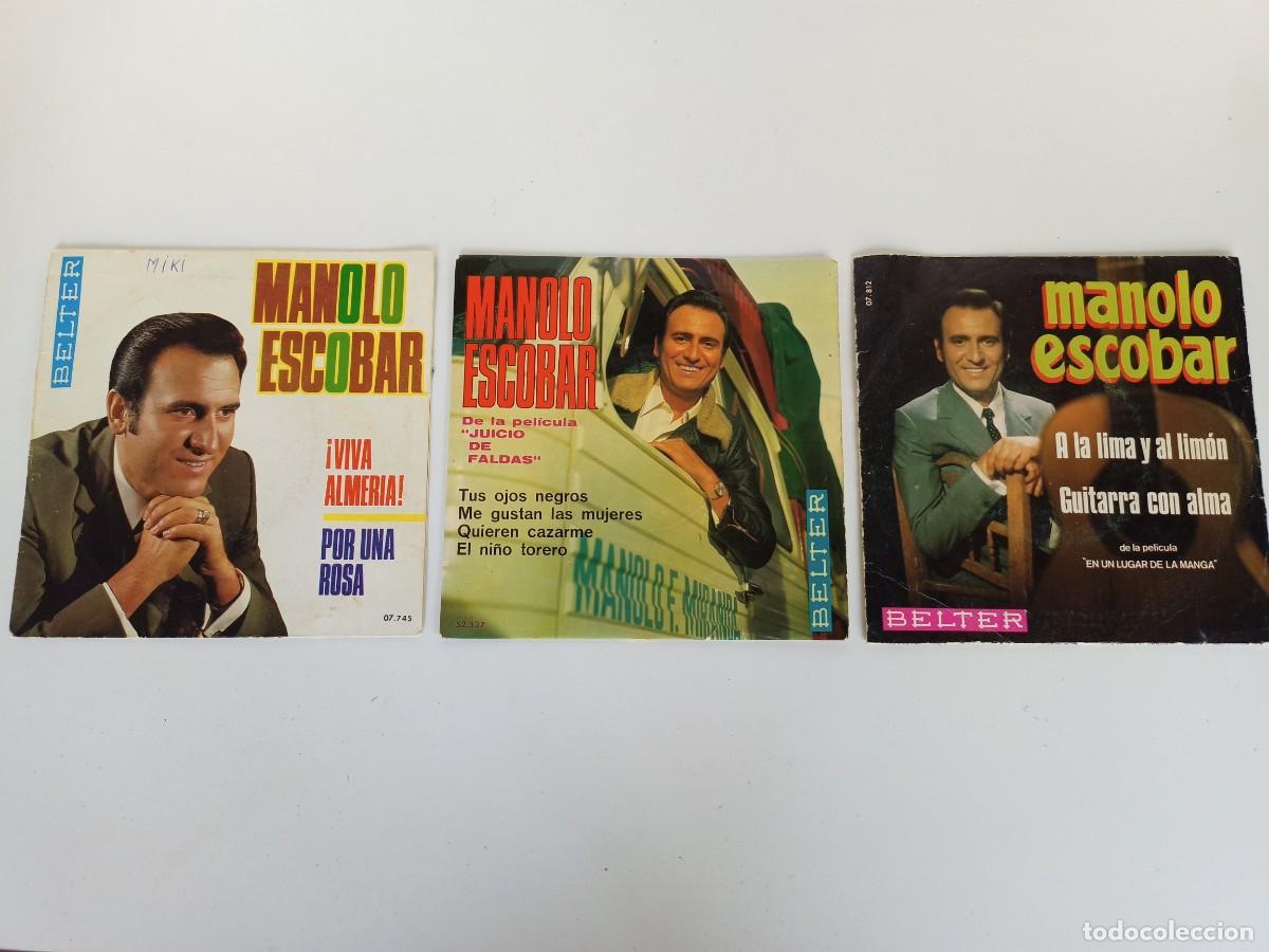 Discos de vinilo: Lote vinilos, Manolo Escobar - Foto 1