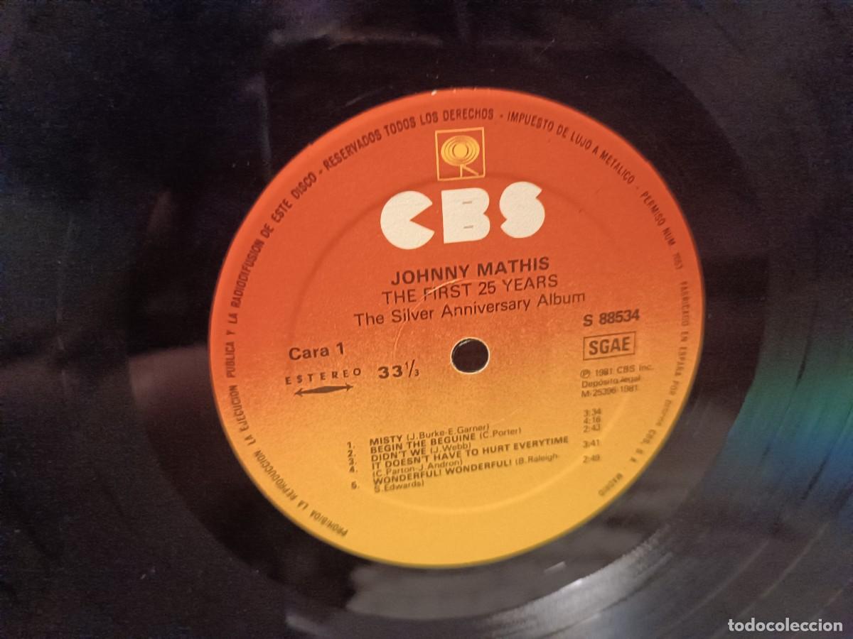 Discos de vinilo: Johnny Mathis The first 25 Years - Foto 3