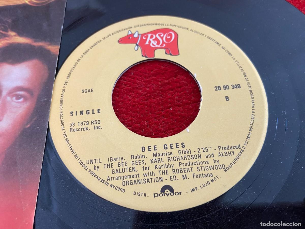 Discos de vinilo: VINILO LP BEE GEES TRAGEDY SINGLE UNTIL - Foto 2