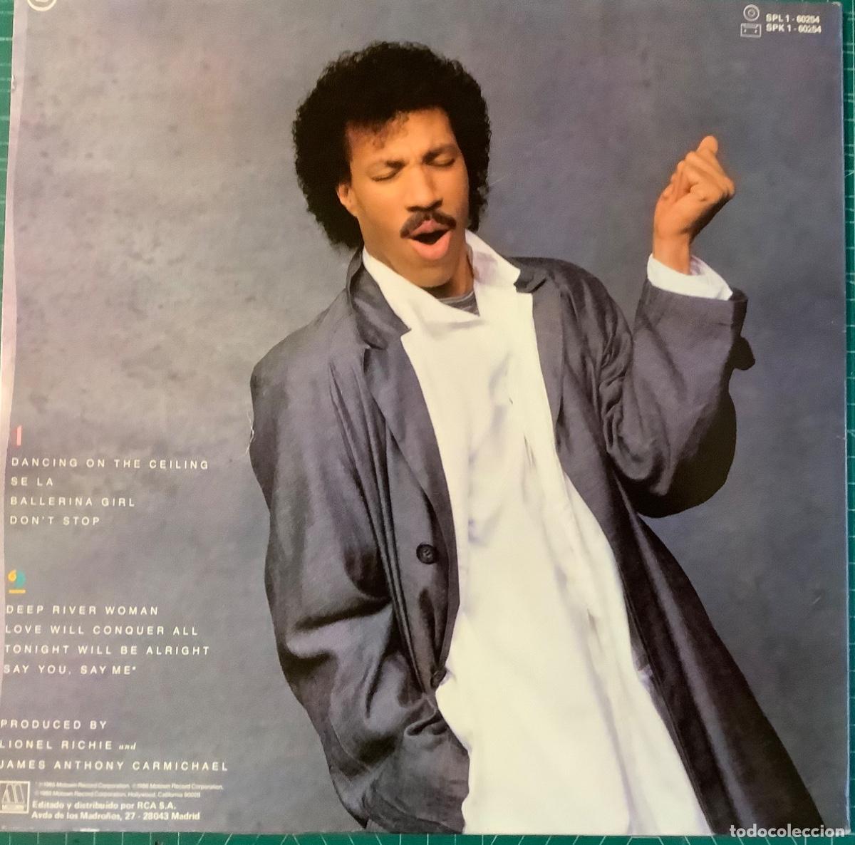 Discos de vinilo: LIONEL RICHIE. DANCING ON THE CEILING 1LP - Foto 2