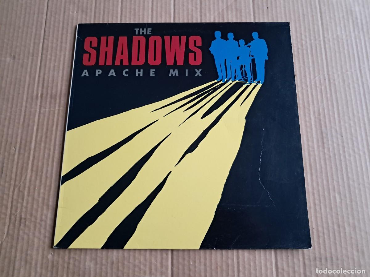 Discos de vinilo: THE SHADOWS - APACHE MIX MAXI SINGLE 1991 EDICION ESPA&Ntilde;OLA - Foto 1