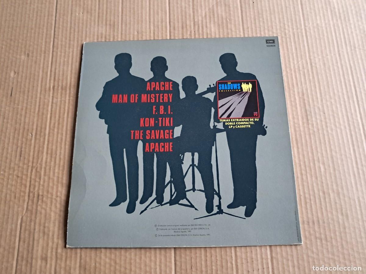 Discos de vinilo: THE SHADOWS - APACHE MIX MAXI SINGLE 1991 EDICION ESPA&Ntilde;OLA - Foto 4