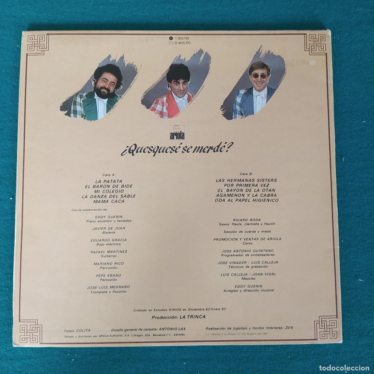 Discos de vinilo: La Trinca &ndash; &iquest;Quesques&eacute; Se Merd&eacute;? - Foto 2