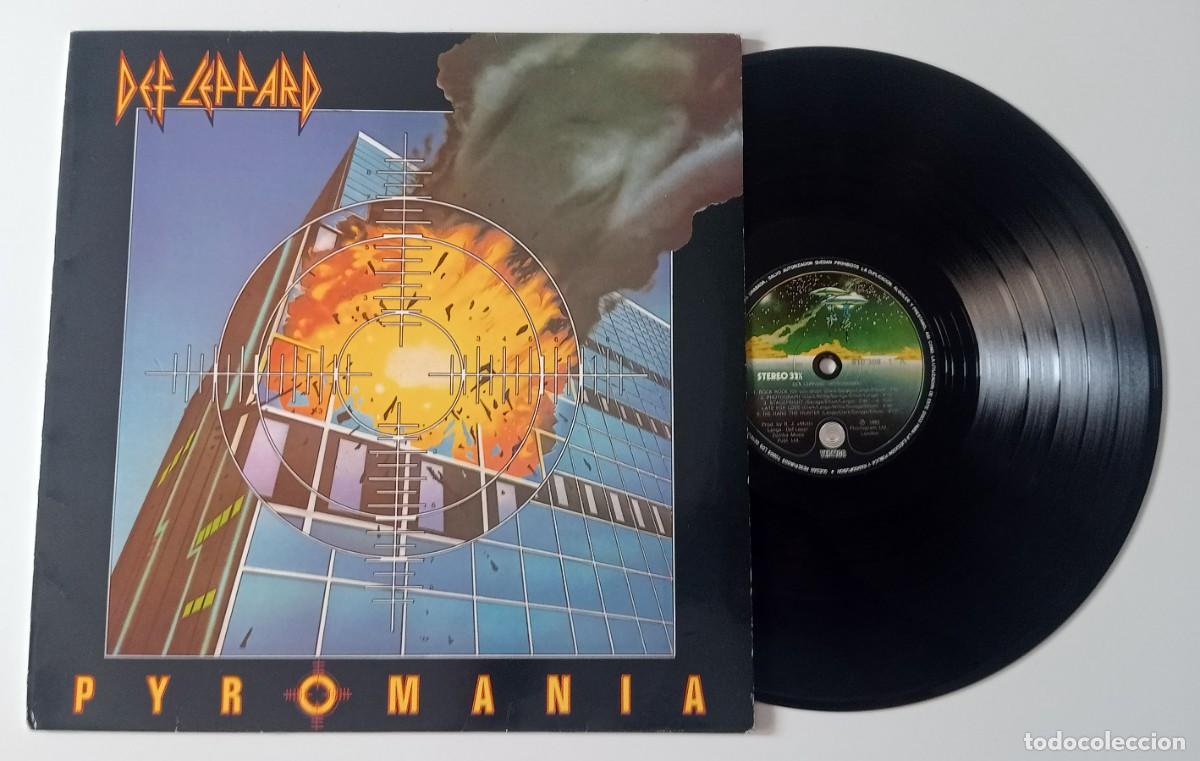 Discos de vinilo: LP DEF LEPPARD - PYROMANIA - Foto 3