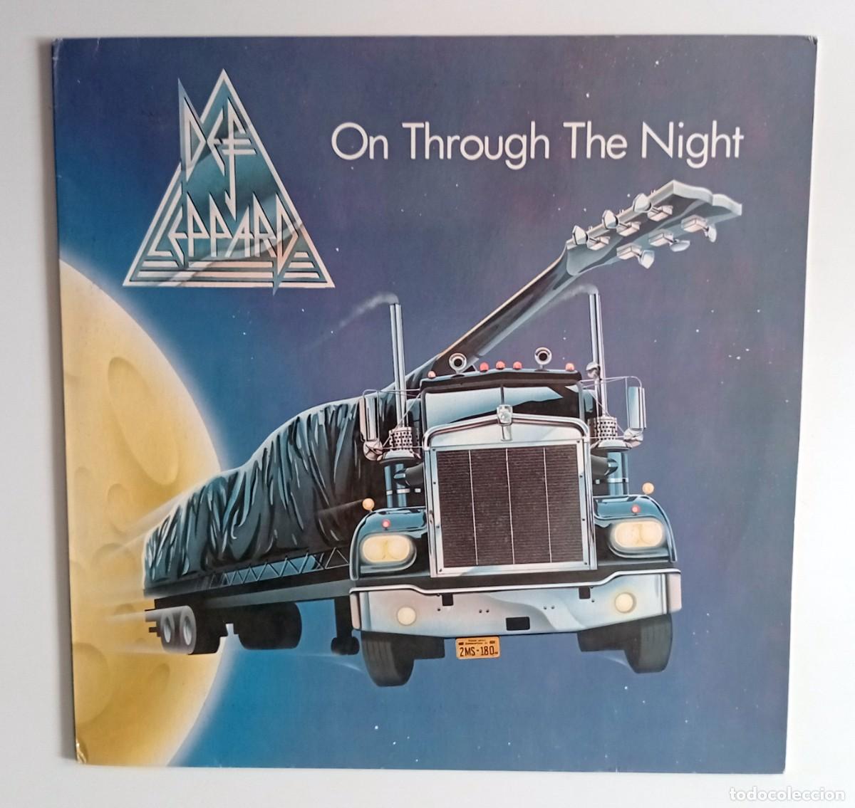 Discos de vinilo: LP DEF LEPPARD - ON THROUGH THE NIGHT - Foto 1