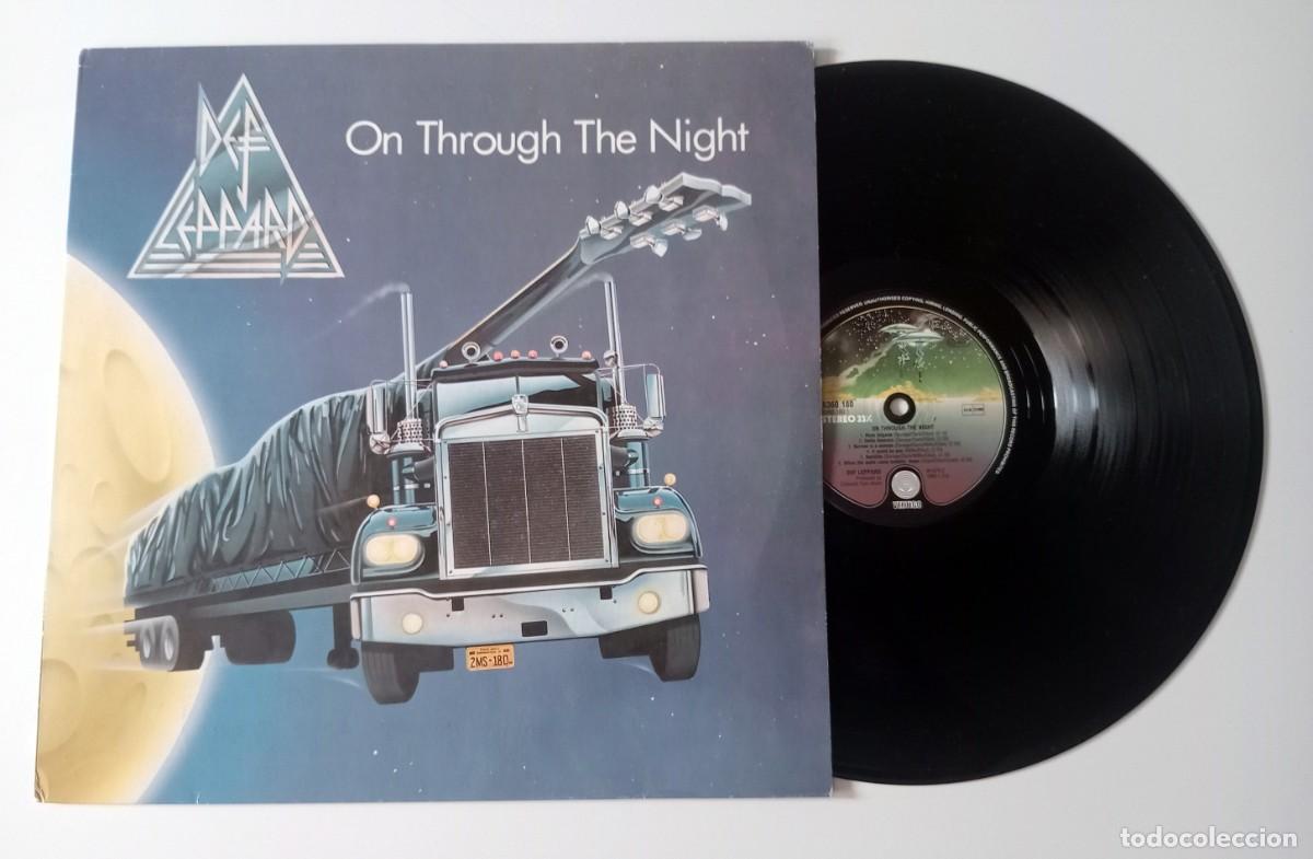 Discos de vinilo: LP DEF LEPPARD - ON THROUGH THE NIGHT - Foto 3