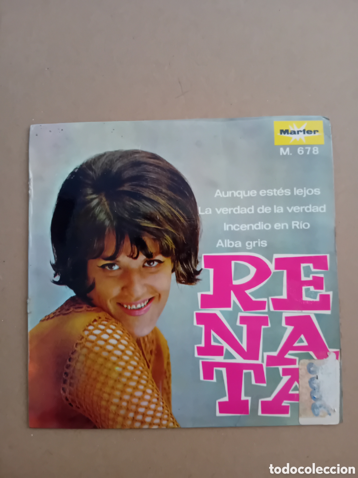 Discos de vinilo: RENATA. AUNQUE ESTES LEJOS - Foto 1
