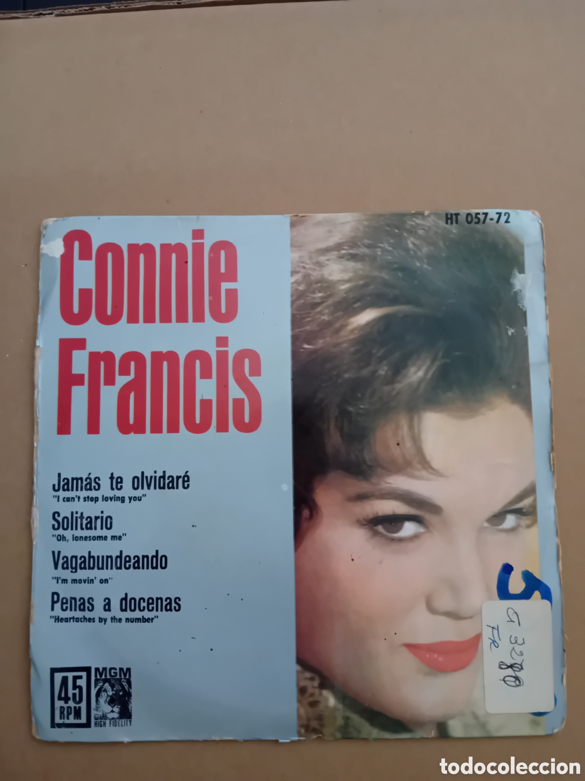 Discos de vinilo: CONNIE FRANCIS. JAMAS TE OLVIDARE - Foto 1