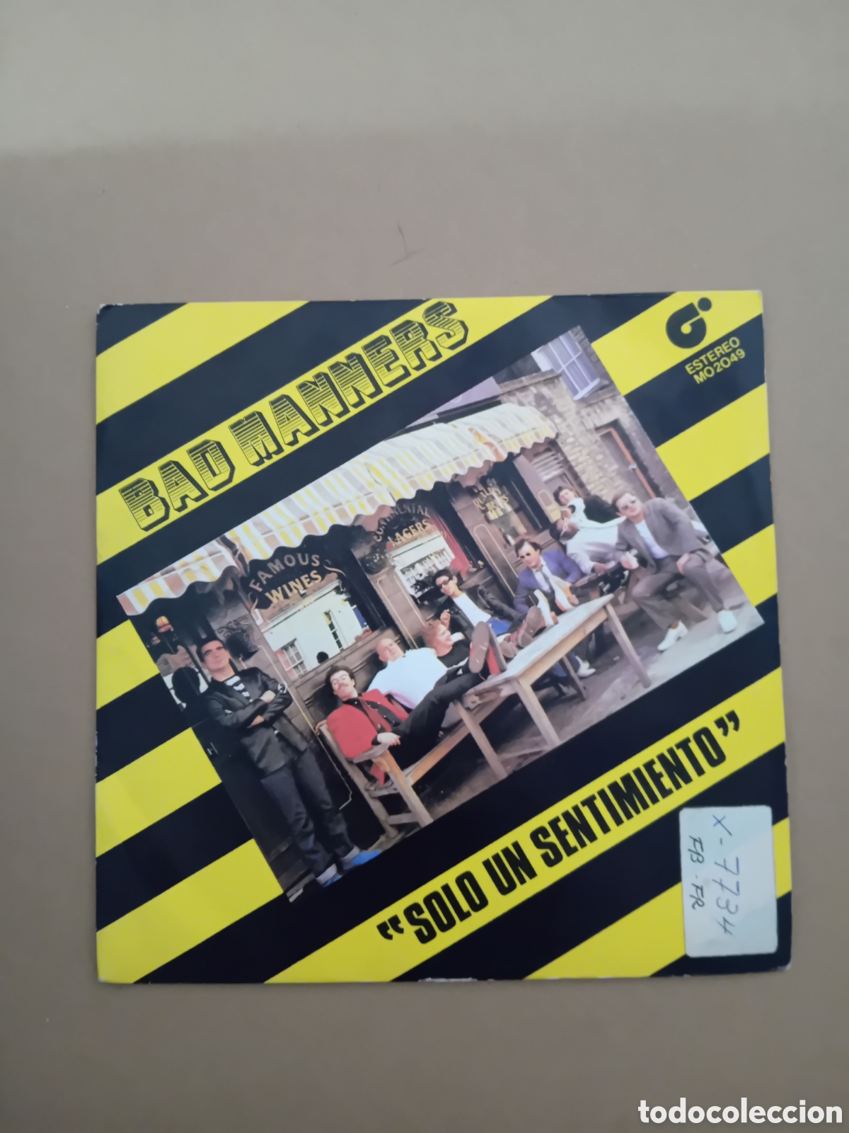Discos de vinilo: BAD MANNERS. SOLO UN SENTIMIENTO - Foto 1
