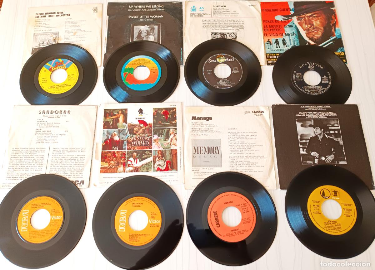 Discos de vinilo: LOTE 16 SINGLES Y EP PELICULAS - Foto 2