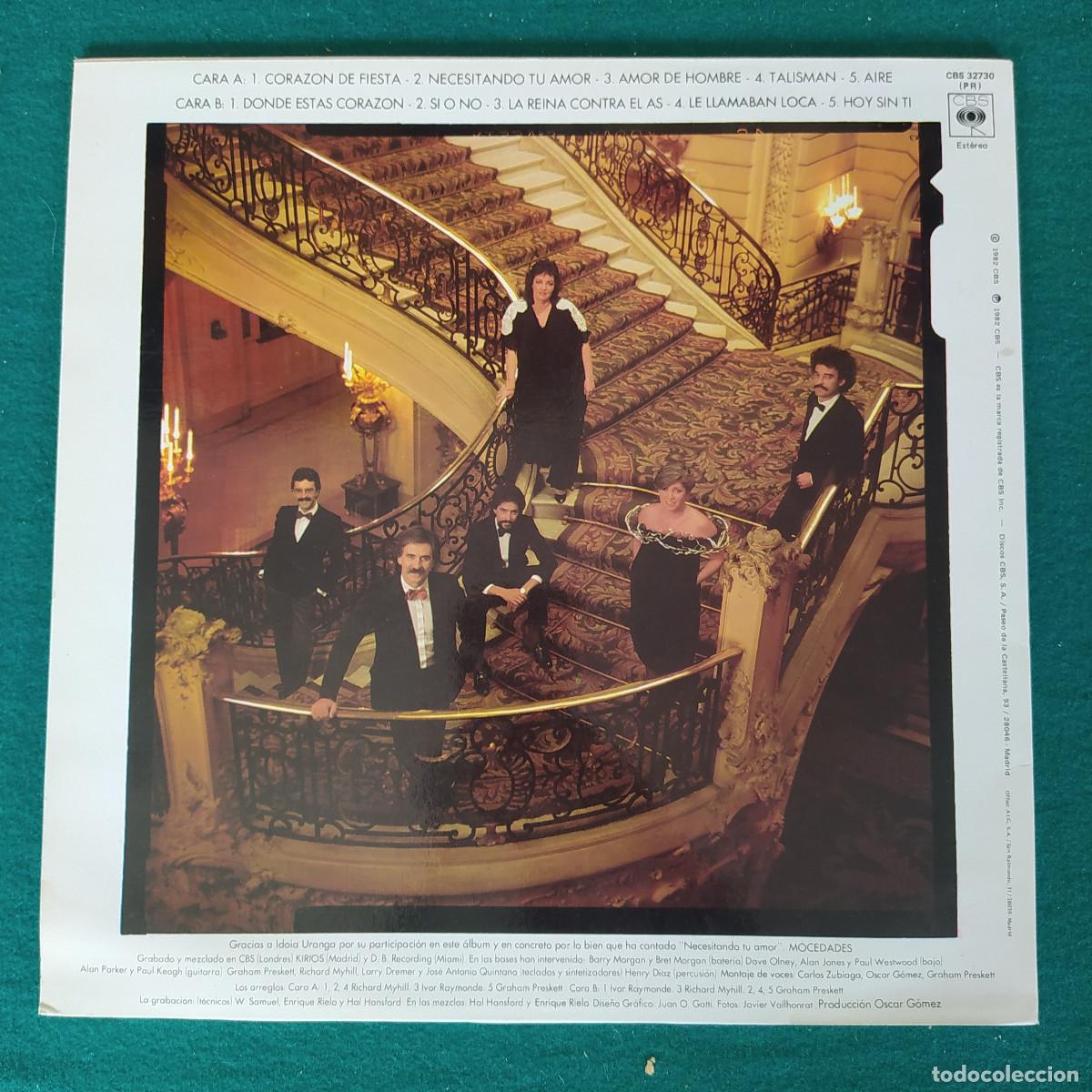 Discos de vinilo: Mocedades &ndash; Amor De Hombre - Foto 2
