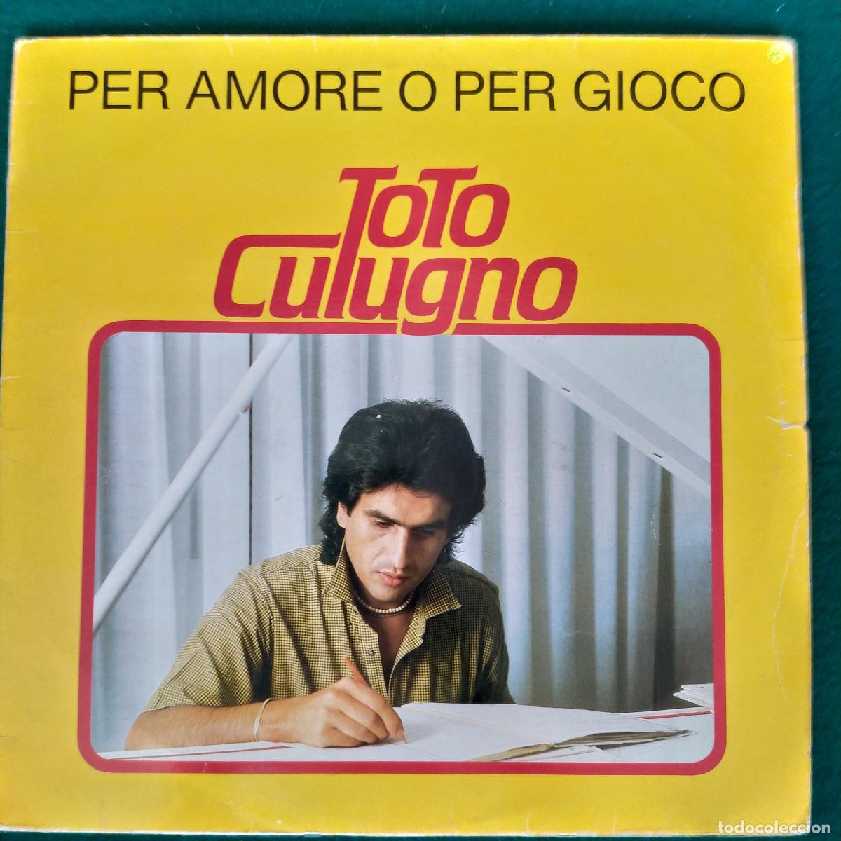 Discos de vinilo: Toto Cutugno &ndash; Per Amore O Per Gioco - Foto 1