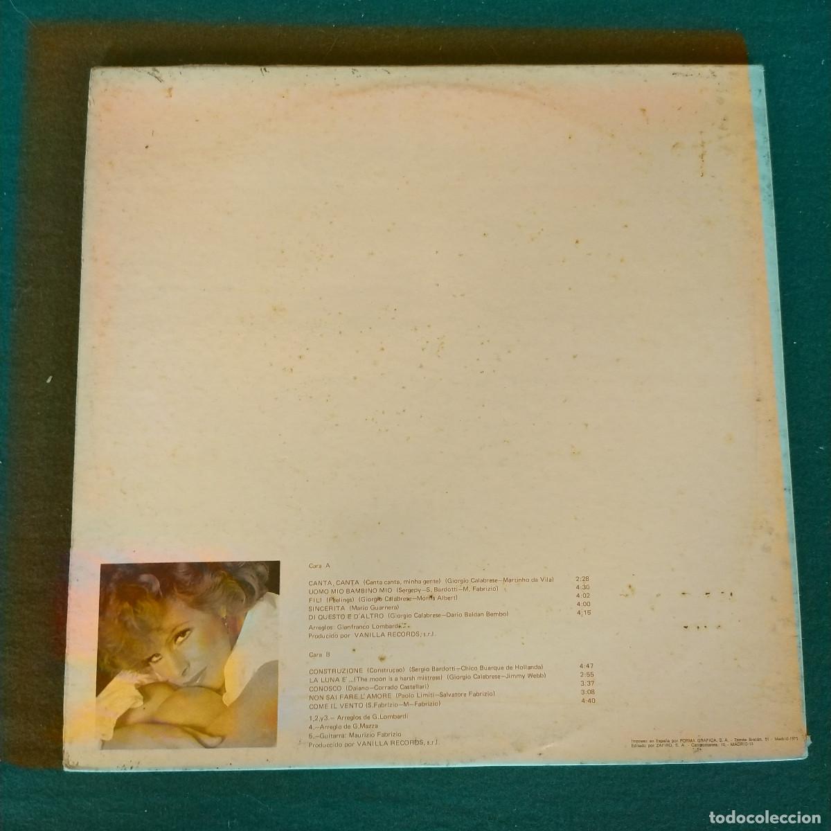 Discos de vinilo: Ornella Vanoni &ndash; Canta Canta - Foto 2
