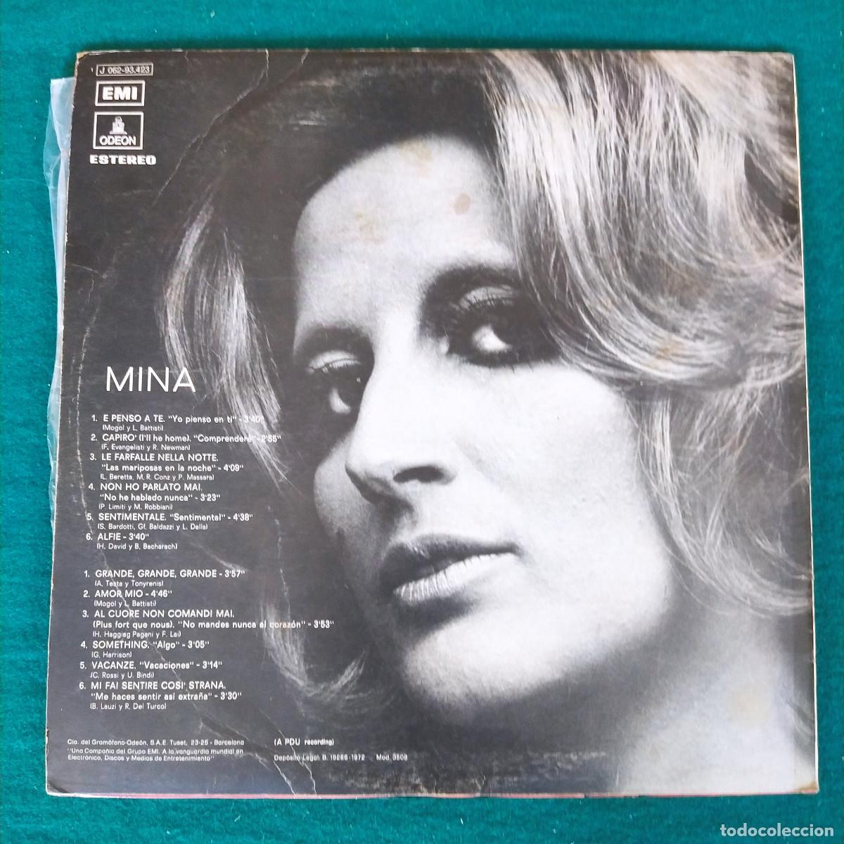 Discos de vinilo: Mina &ndash; Mina 1972 pop - Foto 2