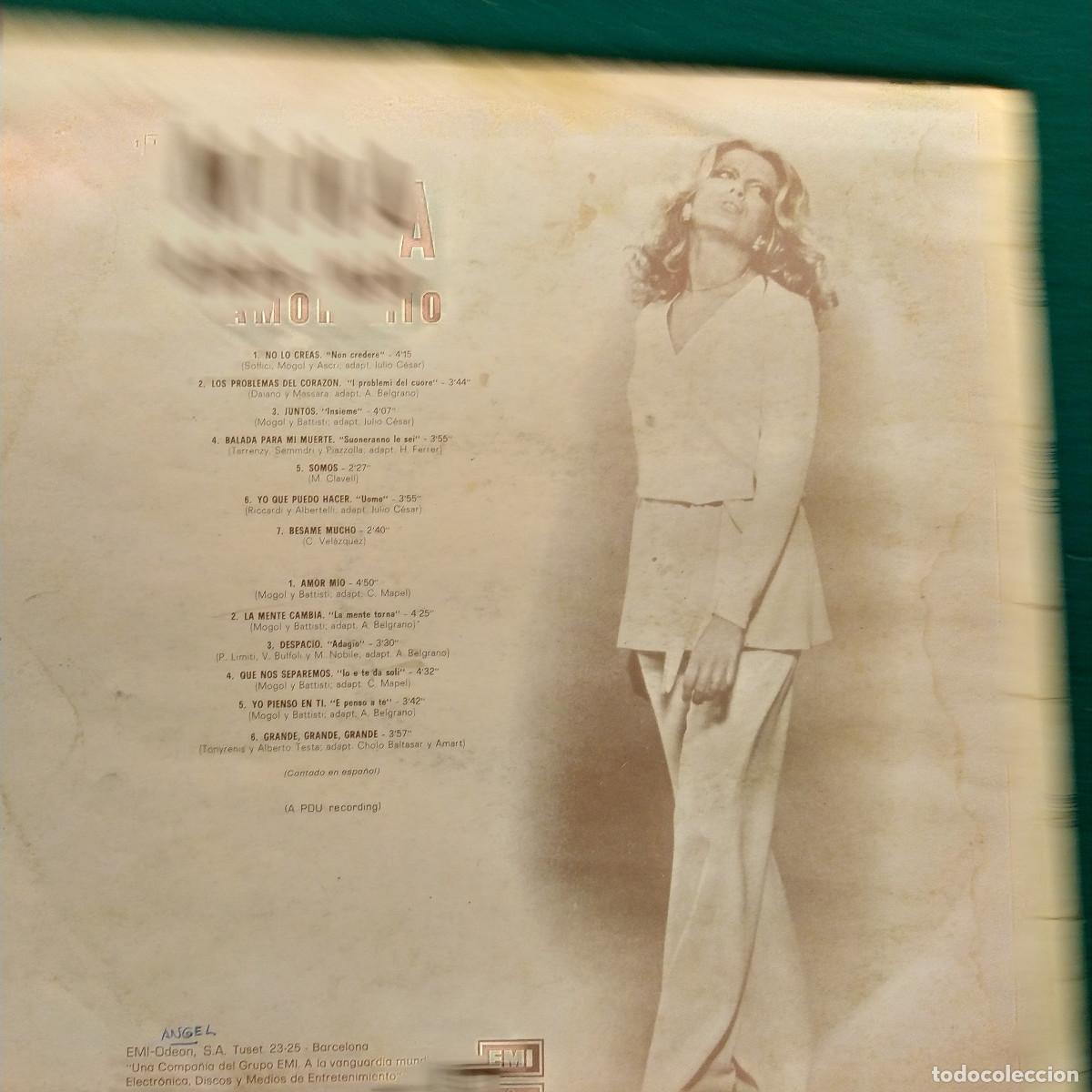 Discos de vinilo: Mina &ndash; Amor Mio 1972 - Foto 2