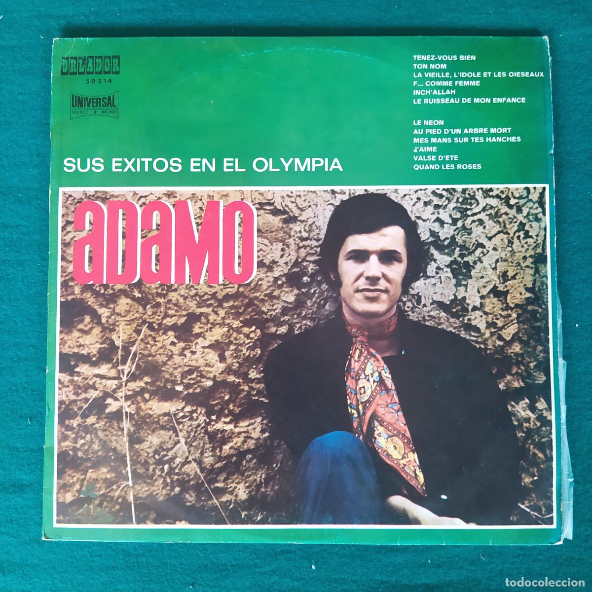 Discos de vinilo: Adamo &ndash; Sus Exitos En El Olympia - Foto 1