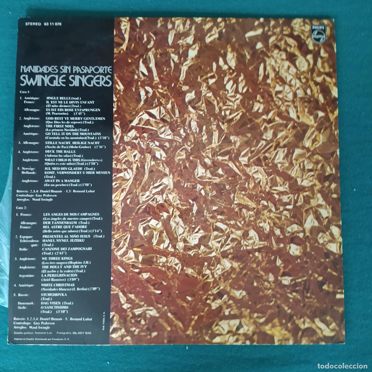Discos de vinilo: Swingle Singers &ndash; Navidades Sin Pasaporte - Foto 2