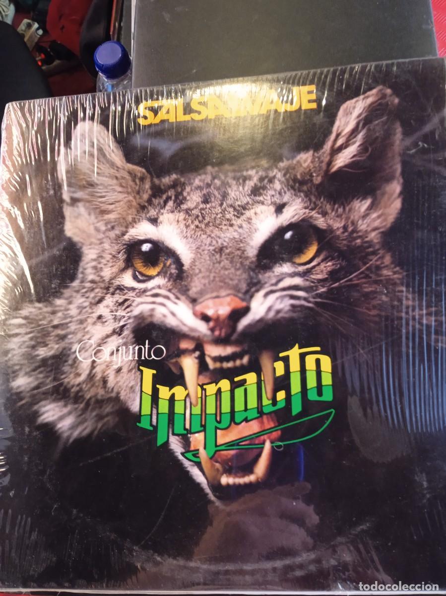 Vinyl records: CONJUNTO IMPACTO- SALSALVAJE. LP MINT