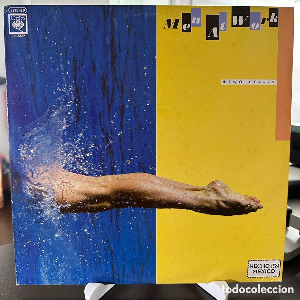 Discos de vinilo: Men At Work - Two Hearts (LP) 1985/MX - Foto 1