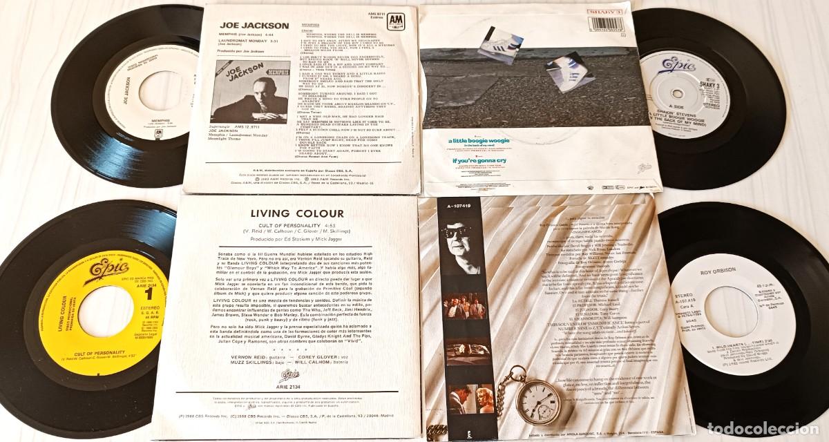 Discos de vinilo: LOTE 8 SINGLES POP ROCK 80&acute;S - Foto 2