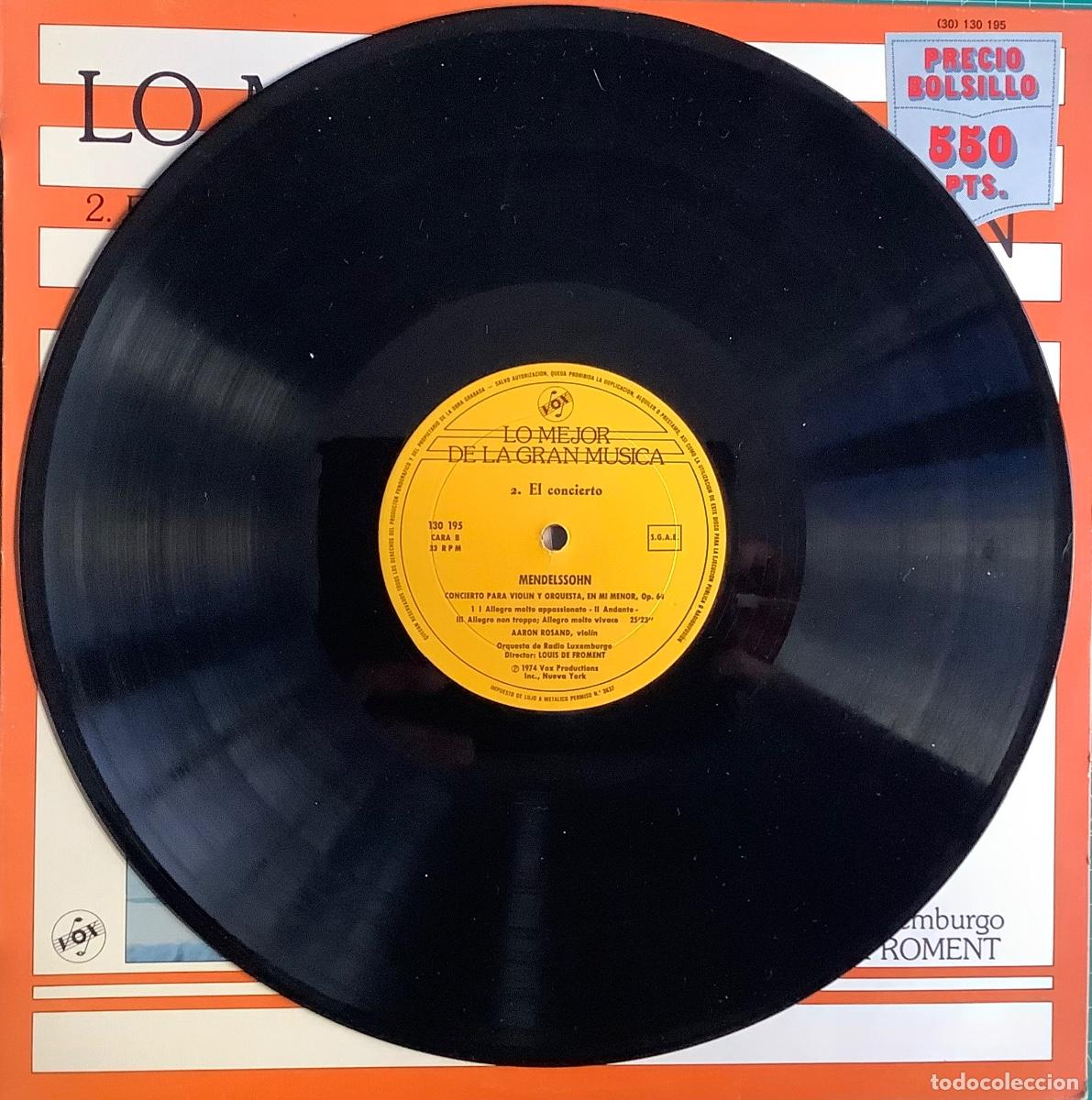 Discos de vinilo: MENDELSSOHN & TCHAIKOVSKY. 1 LP - Foto 3
