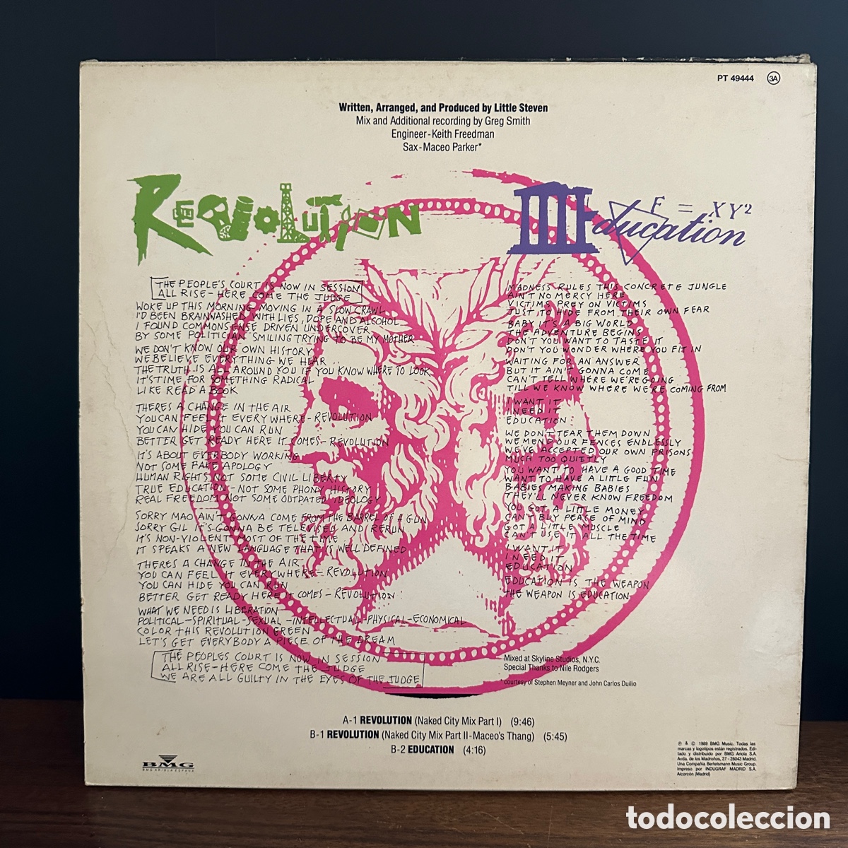 Discos de vinilo: Little Steven - Revolution (12&rdquo;, Maxi) - Foto 2