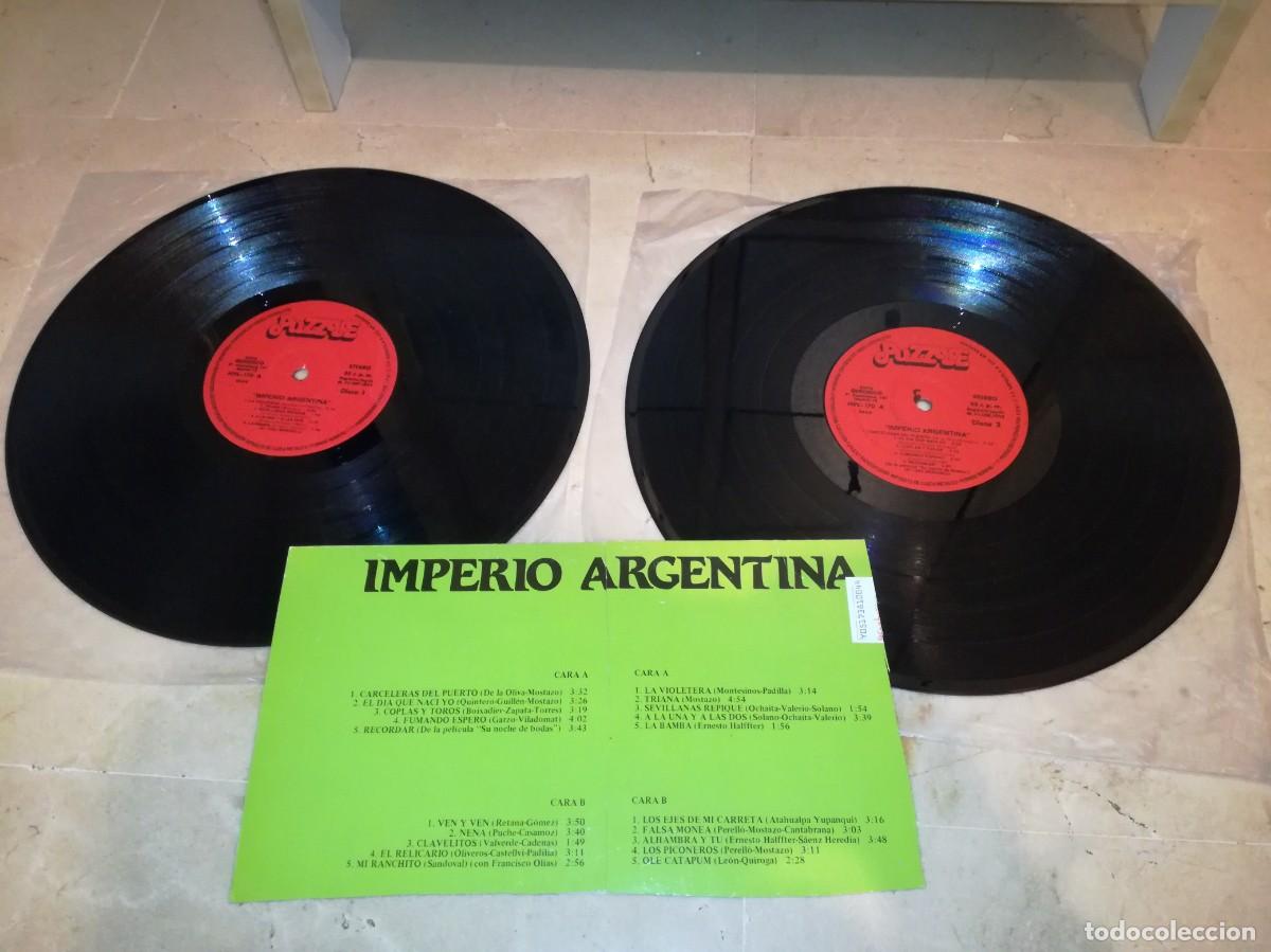 Discos de vinilo: 2 LPS DE IMPERIO ARGENTINA-SIN PORTADA - Foto 1