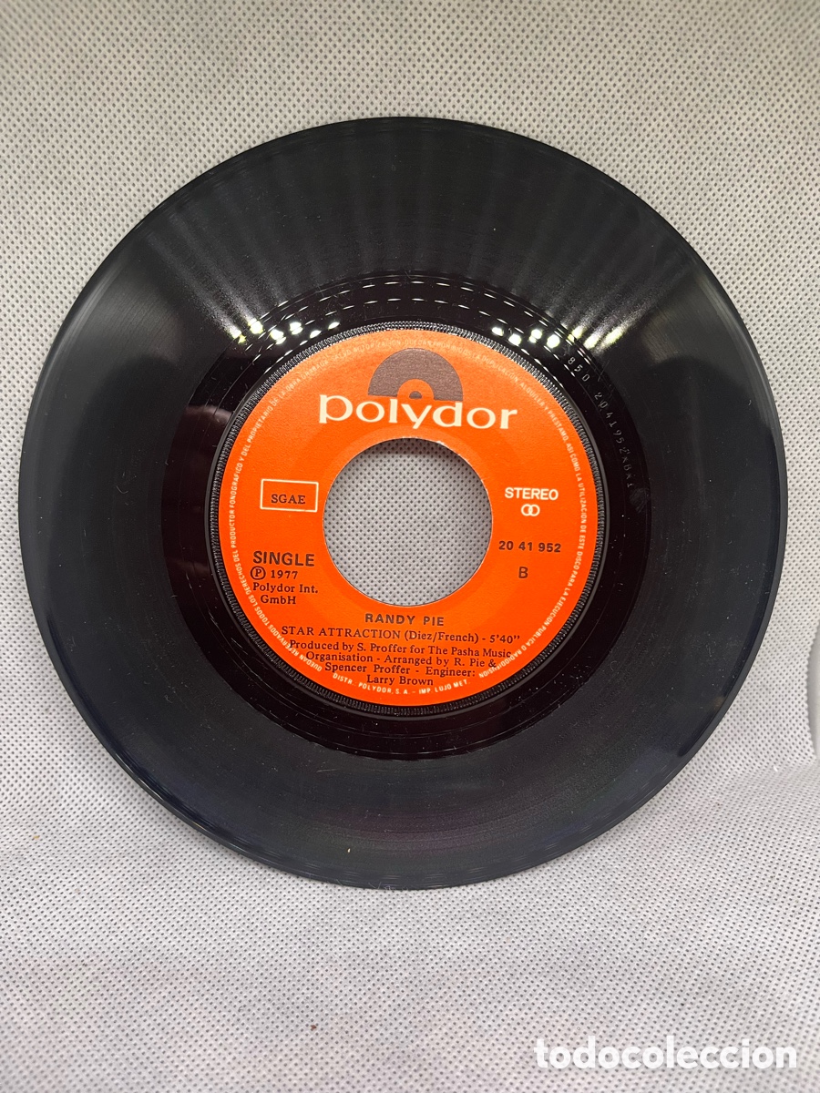 Discos de vinilo: VINILO RANDY PIE -STAND UP 1978 - Foto 1