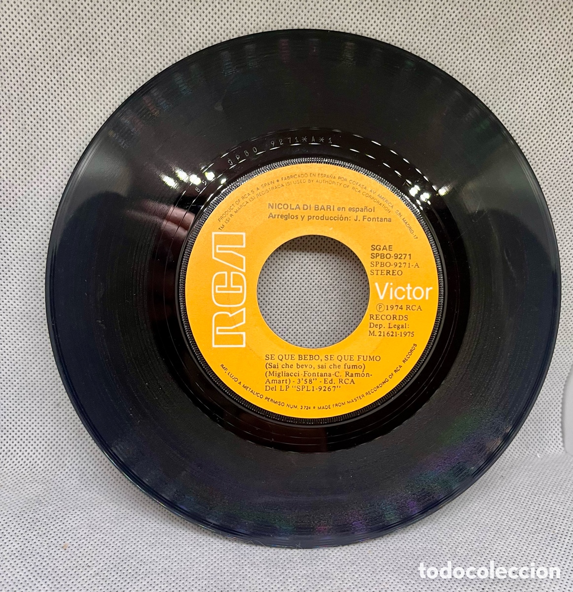Discos de vinilo: VINILO &ldquo; NICOL&Aacute;S DI BARI &ldquo; 1974 - Foto 1