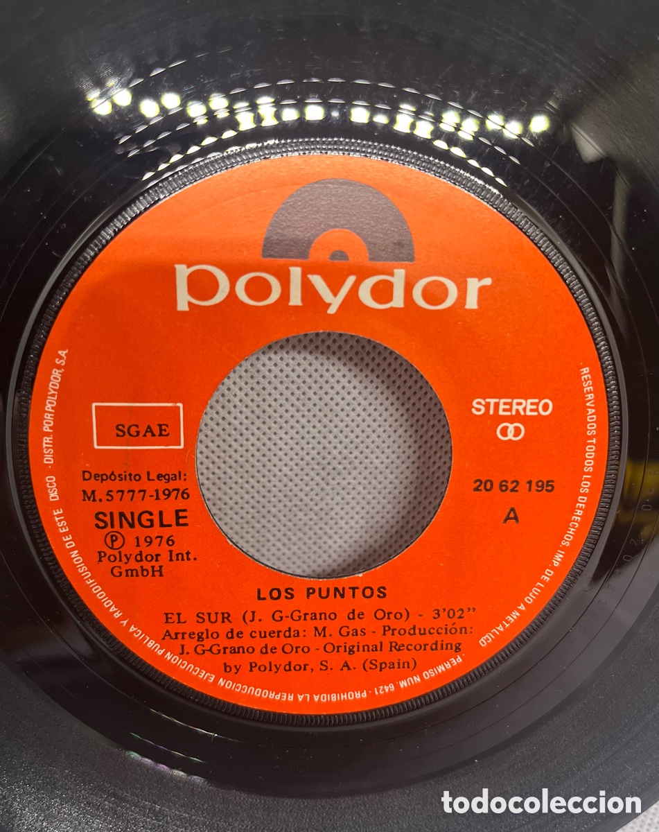 Discos de vinilo: VINILO &ldquo; LOS PUNTOS &ldquo; EL SUR DE 1976 - Foto 2