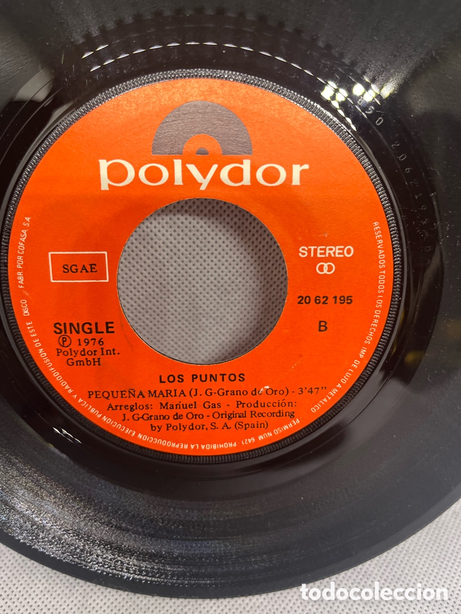 Discos de vinilo: VINILO &ldquo; LOS PUNTOS &ldquo; EL SUR DE 1976 - Foto 3