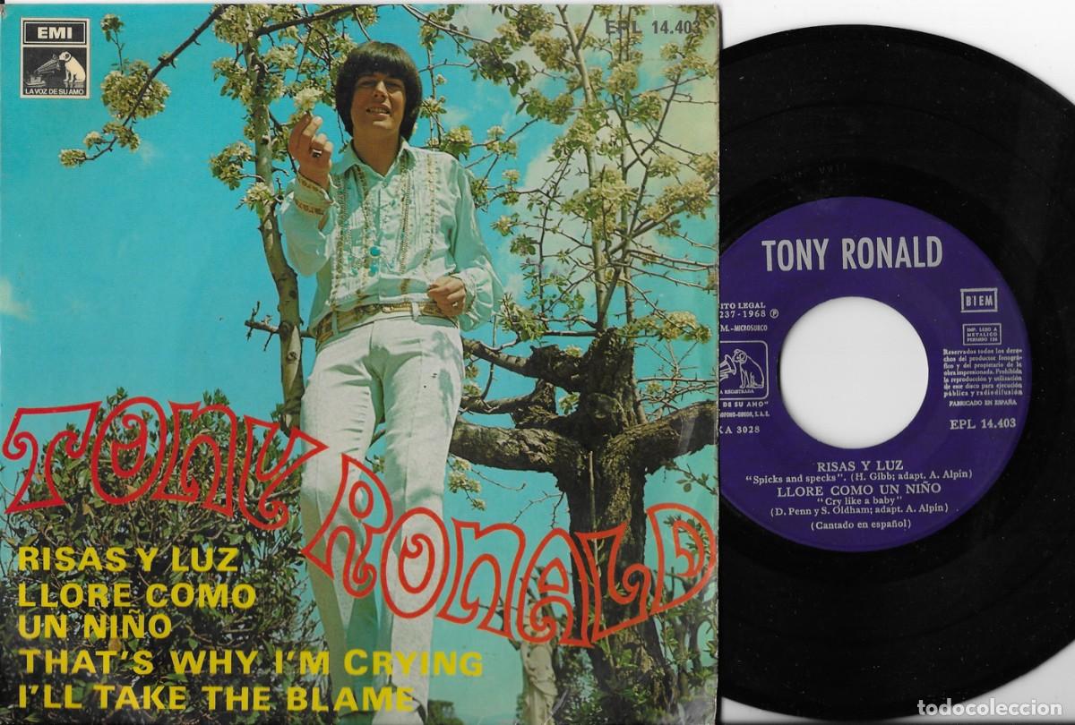 Discos de vinilo: TONY RONALD EP RISAS Y LUZ - Foto 1