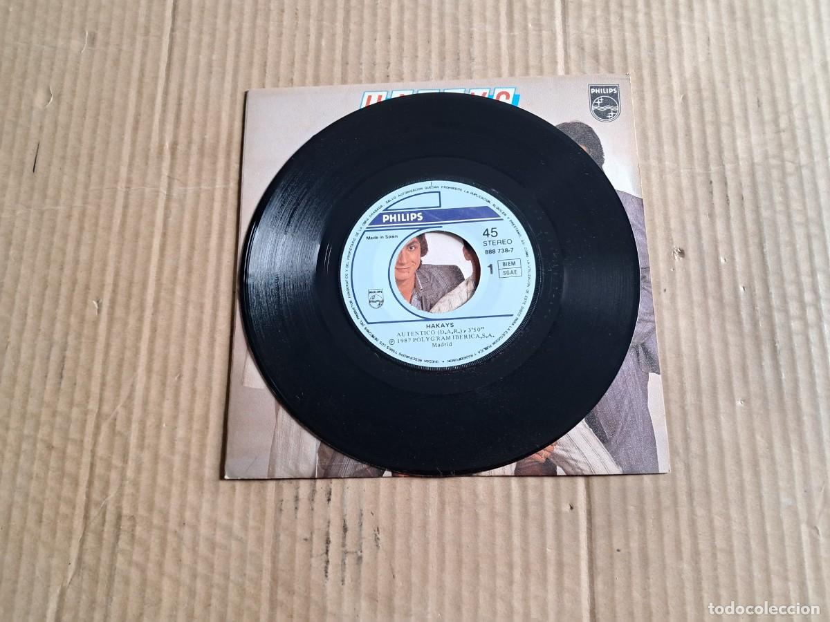 Discos de vinilo: HAKAYS - AUTENTICO SINGLE 1987 - Foto 2